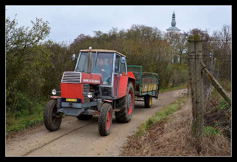 Potkali jsme traktor