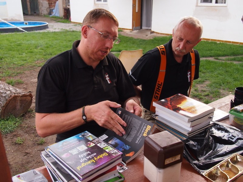 Prezentace knihovny fotoklubu a předsedy